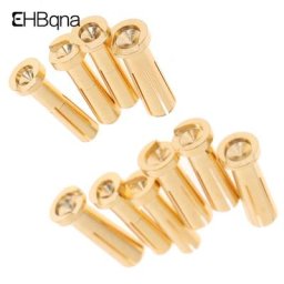 Connecteur mâle femelle pour batterie RC 5 pièces 4/5mm en plaqué or