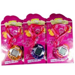 Jeu électronique numérique virtuel avec écran LCD 1 pièce pour animaux domestiques avec lanière
