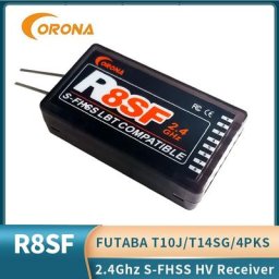 Corona 2.4G R8SF 8CH S-FHSS/FHSS Compatible Récepteur Utilisé pour FUTABA S-FHSS T6J T6K T8J T10J