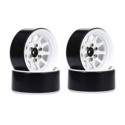 Jantes Beadlock en aluminium pour Hsp Redcat RC 1/10 pouces 4 pièces 4wd Tamiya Axial scx10