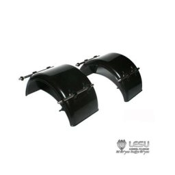 LESU 1/14 garde-boue en caoutchouc pour roue arrière pour bricolage Tamiyay RC modèle camion ABS
