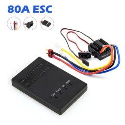 Contrôleur de vitesse électronique étanche avec carte de programme 80A ESC WP-880 1/10 1/8 WP