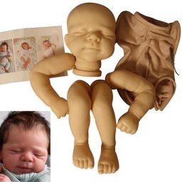 Kit vierge Reborn Pascale de 18 pouces de Joanna Kazmierczak édition Rare vendue toucher doux et