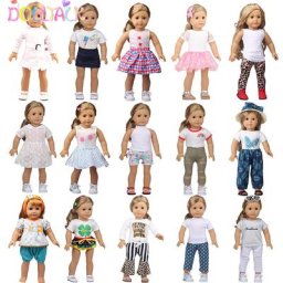 Accessoires de jouets vêtements de poupée nouveau-né mode d'été belle robe Simple blanche pour