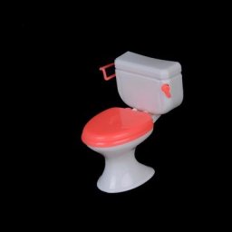 Hot 1pcs Plastic Toilet Doll Toys Bathroom Home Furniture Princess Ocean Behalf Tool Doll