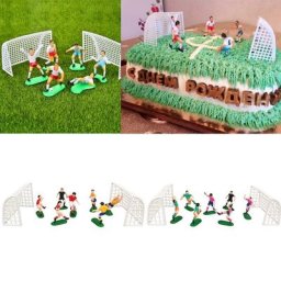 8 pièces/ensemble de décoration de gâteau de Football pour enfants décoration de Cupcake modèle