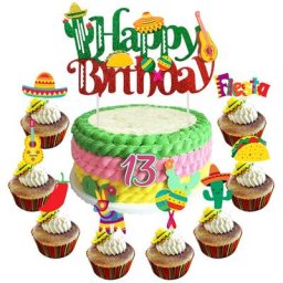 Cheereveal-Toppers de gâteau d'anniversaire 25 pièces fournitures de décoration pour fête