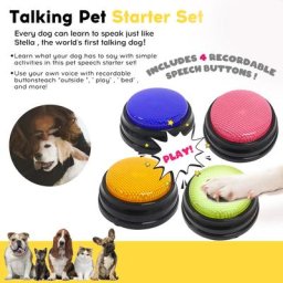 Bouton de Phonographe avec Message ""King"" pour Enfant Buzzer de Réponse Son Statique Jouet