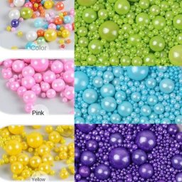 Perles de Sucre Comestibles pour Décoration de Gâteaux Barre Saupoudrage Boule Fourniture de ix