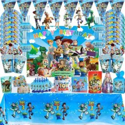 Ensemble de ballons Disney Toy Story pour fête d'anniversaire bannière décoration de fond