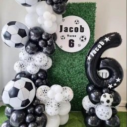 Ballons en Latex 4d 62 pièces 22 pouces en aluminium pour ballon de Football guirlande