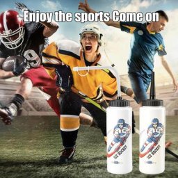 Bouteille d'eau portable de grande capacité pour hockey sur glace équipement de sport boxe