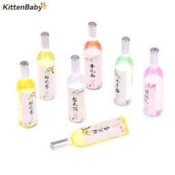 Mini bouteille de boisson en résine pour maison de poupée 1/12 5 pièces bouteille de vin modèle