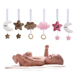 Cadres de Fitness pour Bébé Hochet en Bois Jouets d'Activité Suspension Mobile Décoration de