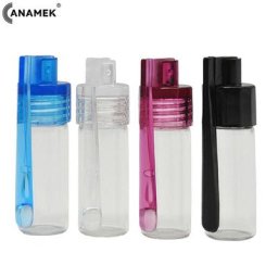 Bouteilles en verre 36mm/51mm boîte à pilules pour renifler Portable bouteille à renifler en