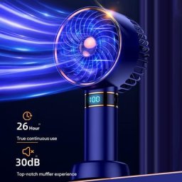 Ventilateur électrique Portable Tiktok affichage numérique nouveau Mini Usb de bureau Portable