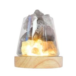 Diffuseur d'huile essentielle à cristaux naturels W8KC diffuseur d'arôme humidificateur à brume