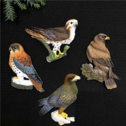 Aimant de réfrigérateur en résine étiquette de Message série Animal oiseau aigle aimant