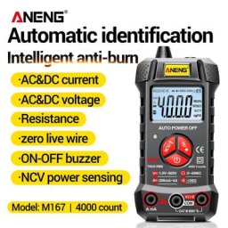 ANENG – Mini multimètre multimetre testeur electrique electricien professionel numérique M167
