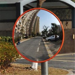 Miroir de sécurité grand angle incurvé miroir de route convexe sécurité des allées de la