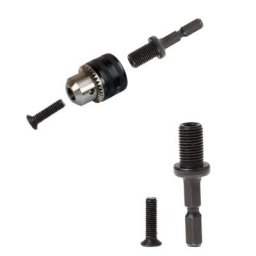 Adaptateur de mandrin de foret sans clé à tige hexagonale de 1/4 ""6mm convertisseur d'outil de