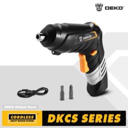 DEKO-Tournevis électrique sans fil mandrin sans clé batterie de charge DKCS3.6O1 l's/lt/ S3