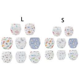 Couche-culotte réutilisable en coton pour bébé culotte respirante pour nourrissons tout-petits