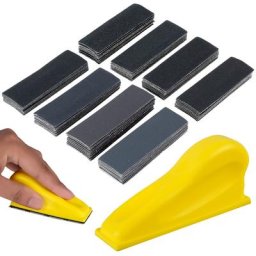 Kit de micro ponceuse à main outil de ponçage support de disque de ponçage support de papier de