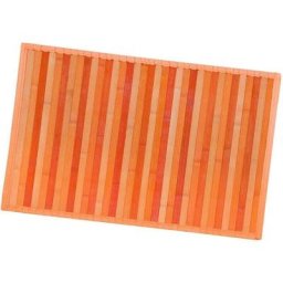 Set de Table en Bambou 30x34 cm Américain Antitache Petit Déjeuner Bambou Bois Dégradé - Orange