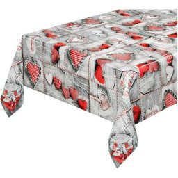 Nappe de Cuisine Résistante aux Taches Moderne Tissu Ciré Plastifié Housse de Table de Protection