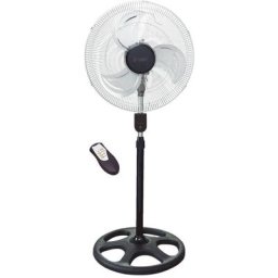 Ventilateur sur pied en métal avec télécommande 50cm 70W