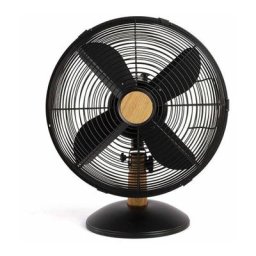 Delta Import - Ventilateur de table Métal 40W 3 vitesses D30cm Noir