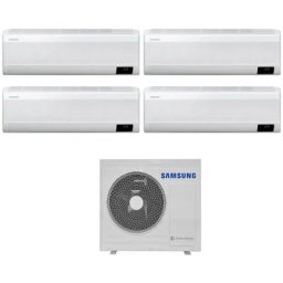 Quadri split inverter air conditioner cebu series 7+9+12 btu with aj080txj4kg r-32 wi-fi integrated