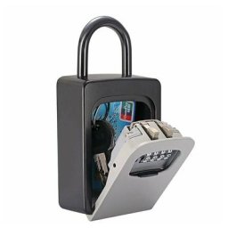 Boîte à Clé Sécurisée, Boite a Clé avec Code [Anti-intempéries] [avec Amovible Anse] Mini Boîte à