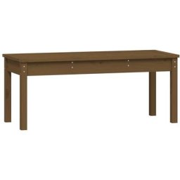 Banc de jardin marron miel 109x44x45 cm bois de pin massif Vidaxl Pin marron miel