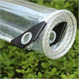 Bâche,bâche Étanche,bâche pvc Transparente,360g/m²,bâche Industrielle avec Oeillets,bâche De