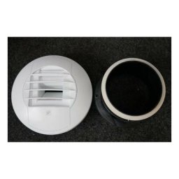 Bouche hygro wc ø 125mm débit 5-30m3/h commande électrique pour logement collectif Alizé Unelvent