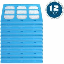 Lot de 12 cartouches de filtre à eau de rechange pour fontaine à eau pour animaux de compagnie