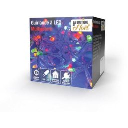 Guirlande lumineuse Timer 10 m Multicolore 100 LED CT
