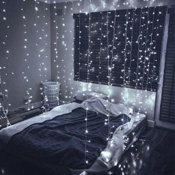 100m 500 LED Guirlande Lumineuse Étanche Éclairage Noël Lumières Rideau Lumières, Blanc Froid