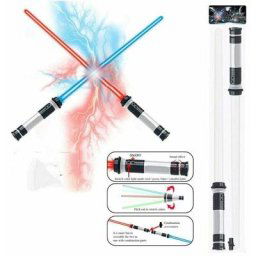 Tumalagia - 4 sabre laser led à changement de couleur électrique jouet lumineux pour enfants 2