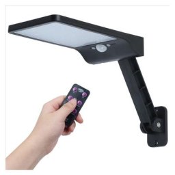 48LED Lampes Solaires Extérieur Etanche IP65, Applique Murale Led Telecommande, Lampe de Sécurité