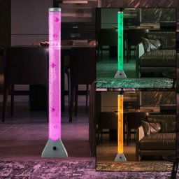 Lampe sur pied à colonne d'eau à led 10 lampe sur pied d'éclairage de salon de poissons décoratifs