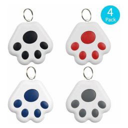Tumalagia - 4 Pcs gps Tracker pour Chiens Enfants gps Tracker Key Finders Mignon Pet Locator
