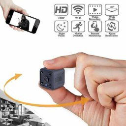 Mini caméra - Mini caméra portable 1080P WiFi Full hd Nanny Pet Office Sports Garage Caméra de