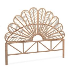 Alice's Garden - Tête de lit en rotin naturel l 140 x P6 x H115cm - Naturel