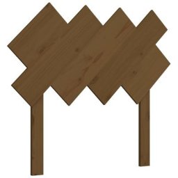 Vidaxl - Tête de lit Marron miel 92x3x81 cm Bois massif de pin marron miel
