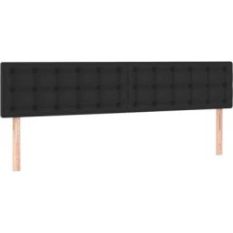 Vidaxl - Têtes de lit 2 pcs Noir 100x5x78/88 cm Similicuir Black