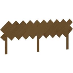 Vidaxl - Tête de lit Marron miel 196x3x80,5 cm Bois massif de pin marron miel