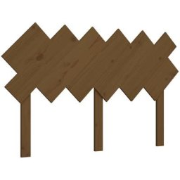 Vidaxl - Tête de lit Marron miel 132x3x81 cm Bois massif de pin marron miel
